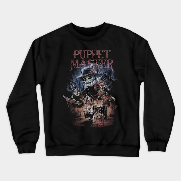 Puppet Master vintage cracked Crewneck Sweatshirt by maybeitnice